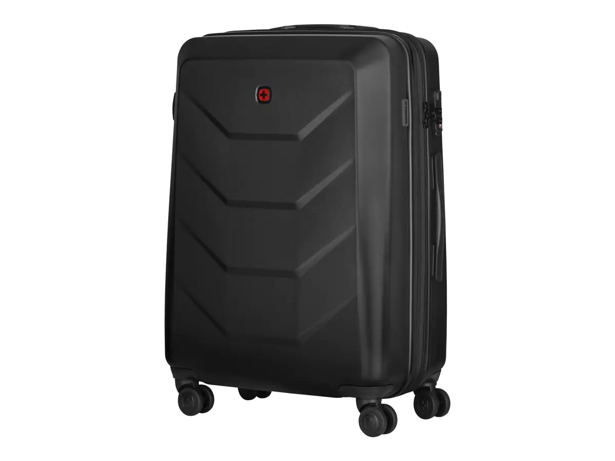 Wenger Prymo - Spinner Größe M - Hardside - 30 % Polycarbonat, 70 % ABS - Schwarz