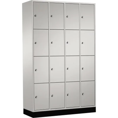 C+P Schließf.schrank 8470401S10010 16Fächer 1950x1220x500mm lgr/lgr
