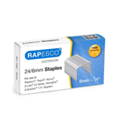 RAPESCO Heftklammer S24607Z3 24/6 verzinkt 1.000 St./Pack.