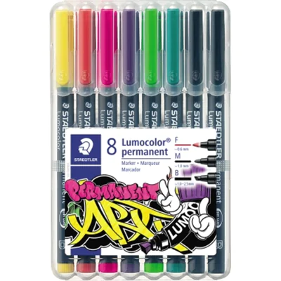STAEDTLER Folienstift Lumocolor 31-S WP8 perm 8 St./Pack. STAEDTLER Folienstift Lumocolor 31-S WP8 perm 8 St./Pack.