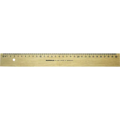 RUMOLD Holzlineal FL232/30 aus Weißbuche 30cm natur RUMOLD Holzlineal FL232/30 aus Weißbuche 30cm natur