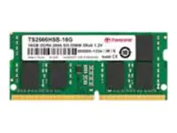 Transcend - DDR4 - Modul - 16 GB - SO DIMM 260-PIN - 2666 MHz / PC4-21300 - CL19 - 1.2 V - ungepuffert - non-ECC