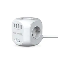 Realpower PowerBox 431 Steckdosenwürfel mit USB und C