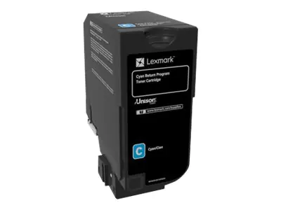 Lexmark Toner 74C20C0 Cyan 3.000 Seiten 1 Stück Lexmark Toner 74C20C0 Cyan 3.000 Seiten 1 Stück