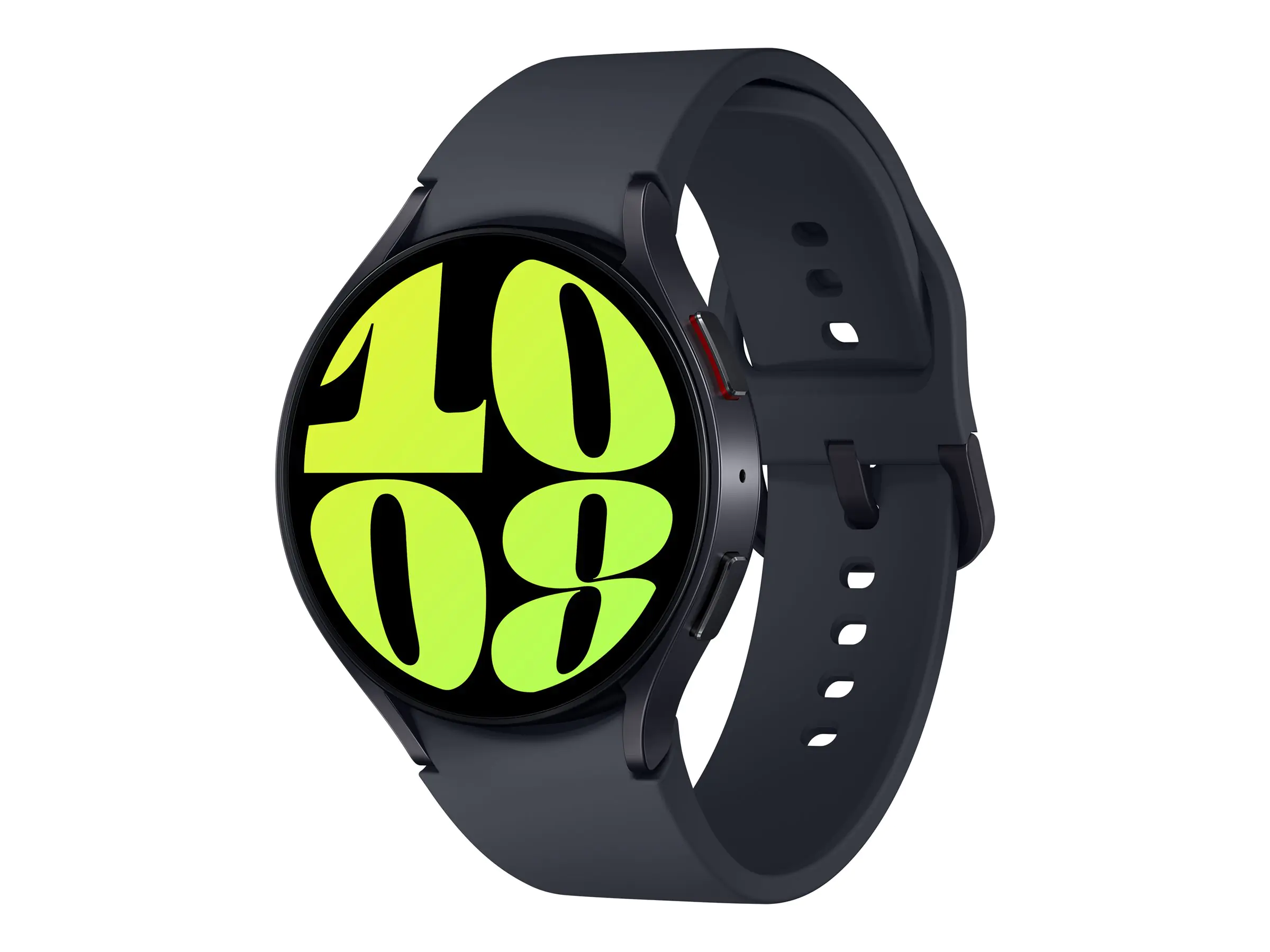 Samsung Galaxy Watch6 - 44 mm - intelligente Uhr mit Sportband - Graphit - Bandgröße: M/L - Anzeige 3.73 cm (1.5") - 16 GB - LTE, NFC, Wi-Fi, Bluetooth - 4G - 33.3 g - Graphite