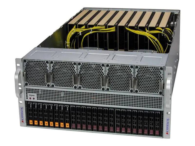 Supermicro GPU SuperServer 521GE-TNRT - Server - Rack-Montage - 5U - keine CPU - RAM 0 GB - SATA/NVMe - Hot-Swap 6.4 cm (2.5") SYS-521GE-TNRT