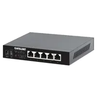 Intellinet - Switch - 2.5G Ethernet, 5-port - unmanaged - 5 x 10/100/1000/2.5G (PoE+) - Desktop, wandmontierbar - PoE+ (55 W)