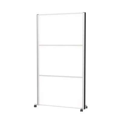 MAUL Stellwand MAULconnecto 100 x 182 cm (B x H) Zweibeinstativ Stahl weiß