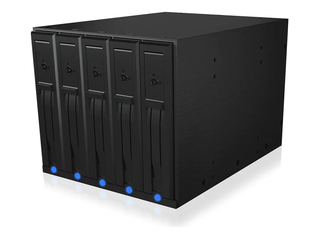 ICY BOX IB-575SSK-12G - Festplatten-Array - 5 Schächte (SATA-600 / SAS-3)