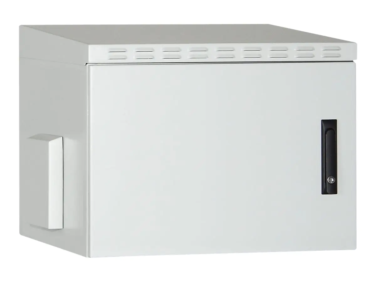 DIGITUS Professional - Gehäuse - geeignet für Wandmontage - Hellgrau, RAL 7035 - 12U - 48.3 cm