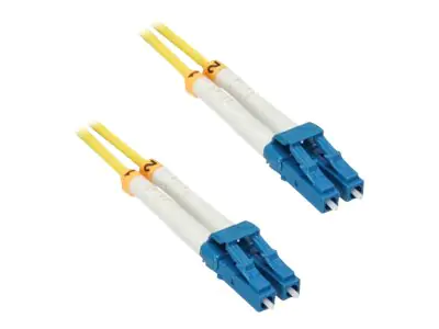 InLine - Patch-Kabel - LC Single-Modus (M) zu LC Single-Modus (M) - 3 m - Glasfaser - Duplex - 9/125 Mikrometer - OS2 - halogenfrei