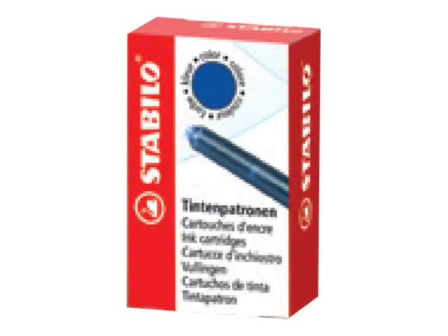 STABILO Tintenpatrone beYou! 5/0-041 königsblau 6St
