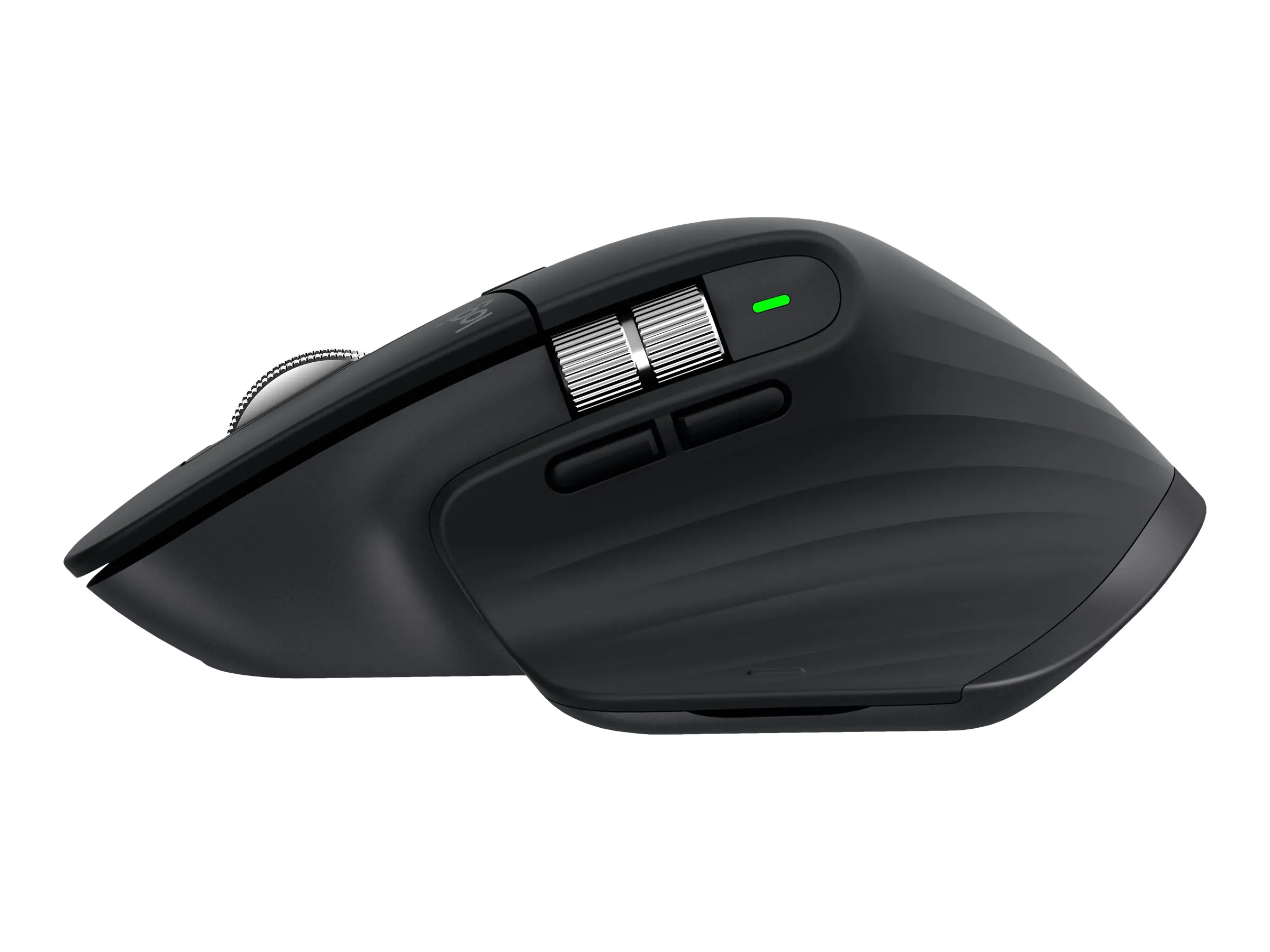 Logitech MX Master 3 - Maus - Laser - 7 Tasten - kabellos - 2.4 GHz, Bluetooth - kabelloser Empfänger (USB) 910-005710
