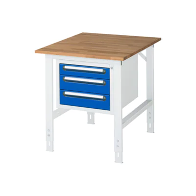 RAU Arbeitstisch Tom 750 x 760-1.080 x 1.000 mm (B x H x T)