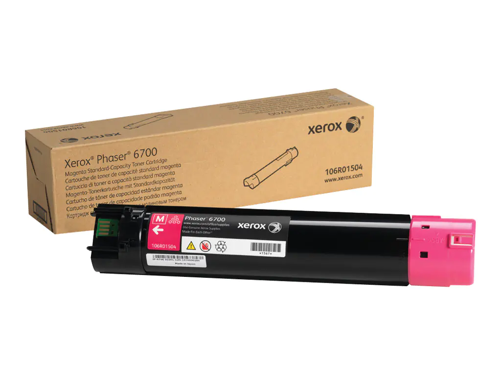 Xerox Phaser 6700 - Mit hoher Kapazität - Magenta - Original - Tonerpatrone - für Phaser 6700Dn, 6700DT, 6700DX, 6700N, 6700V_DNC Xerox Phaser 6700 - Mit hoher Kapazität - Magenta - Original - Tonerpatrone - für Phaser 6700Dn, 6700DT, 6700DX, 6700N, 6700V_DNC