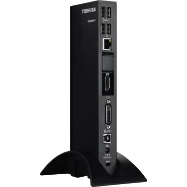 Dynabook Dynadock 4K - Dockingstation - USB - DVI, HDMI, DP - GigE - Europa - für Portégé X20, X30, Z30; Satellite Pro A50, R50; Tecra A40, A50; Toshiba Satellite Pro R50