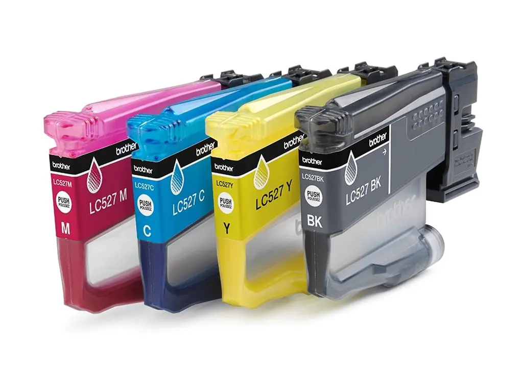 Brother LC527 Value Pack - 4er-Pack - Schwarz, Gelb, Cyan, Magenta - original - Hängebox - Tintenpatrone - für Brother MFC-J4350DW, MFC-J4550DW