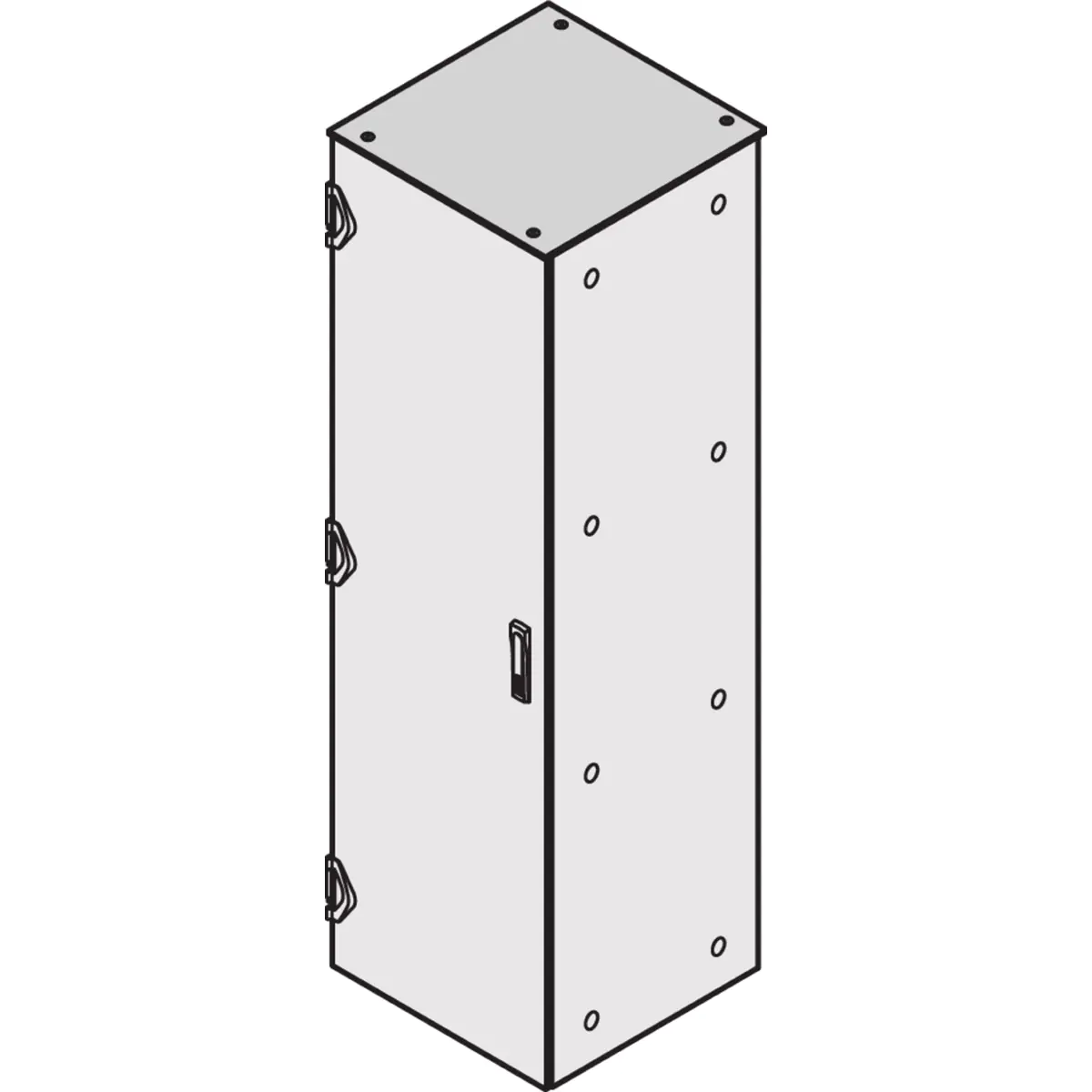 SCHROFF 21130247 Flachdach B x T 800 mm 1 St.