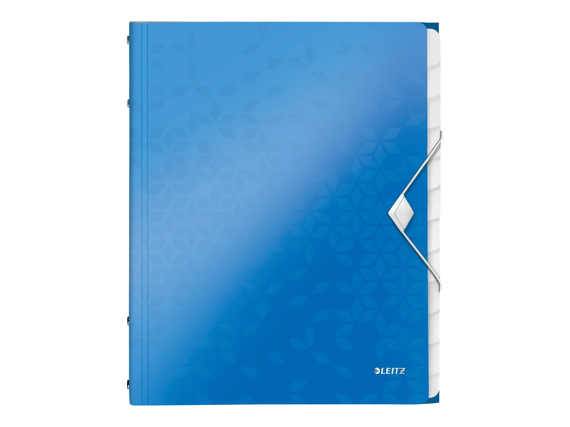Leitz Ordnungsmappe WOW 46340036 DIN A4 12Fächer PP blau