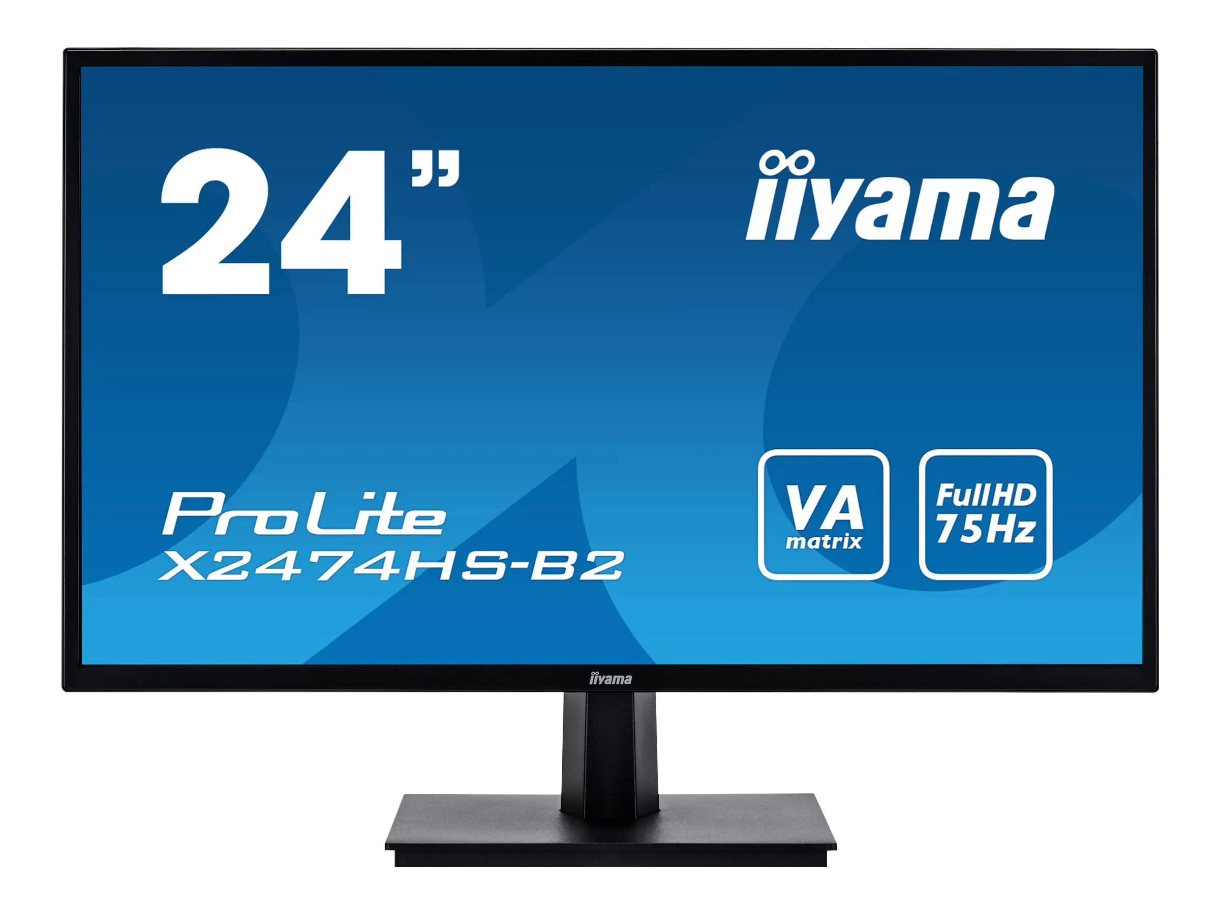 Iiyama ProLite X2474HS-B2 - 61 cm (24") 1920 x 1080 Full HD (1080p) - X2474HS-B2