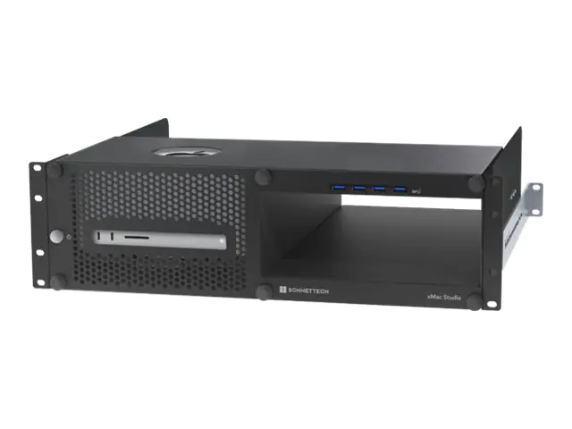 Sonnet xMac Studio - Rack - Montagegehäuse - ohne Erweiterungsmodul - mit 4-Port-USB-Hub - 3U
