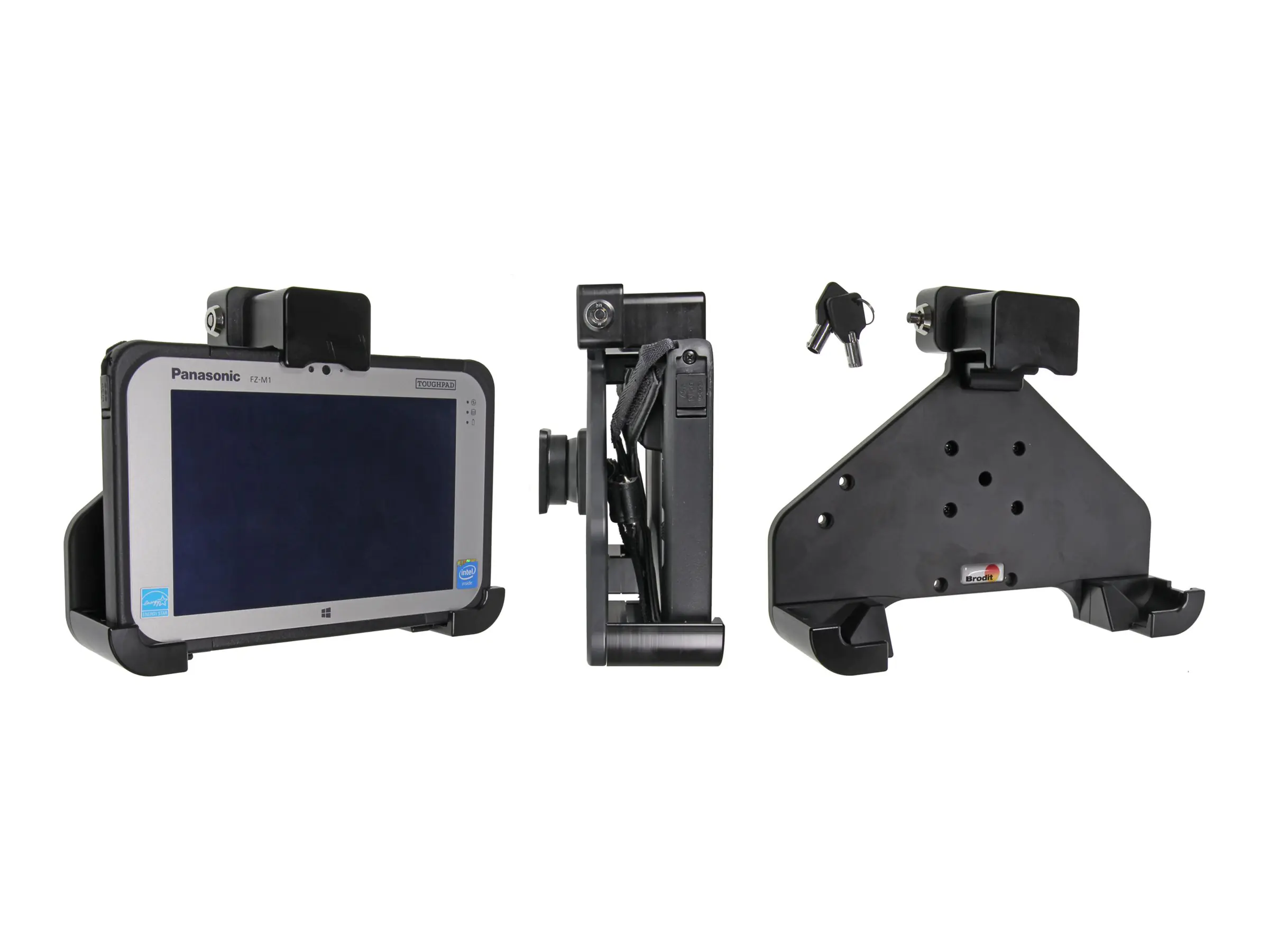 Brodit Halter für Tablet - mit Schlüsselschloss