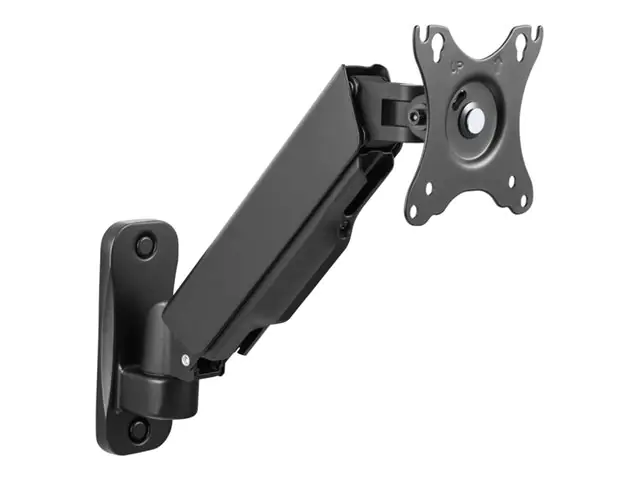 equip - Befestigungskit (Wandmontagehalterung, Schrauben) - Gasfeder - für LCD-Display / Curved LCD-Display - arm length 290 mm - Metall, Kunststoff, stainless steel - Schwarz - Bildschirmgröße: 43.2-81.3 cm (17"-32") - Wandmontage