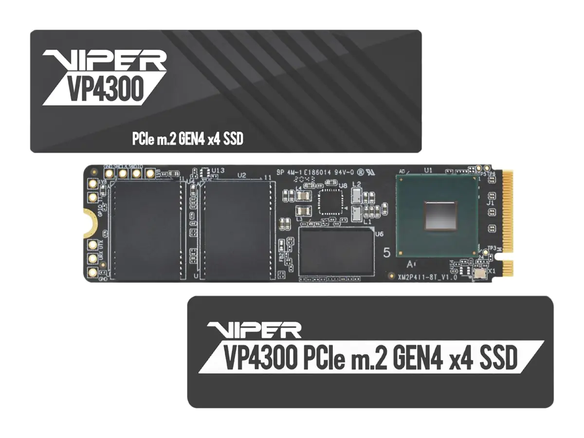 Patriot Viper VP4300 - SSD - 1 TB - intern - M.2 2280 - PCIe 4.0 x4 (NVMe)