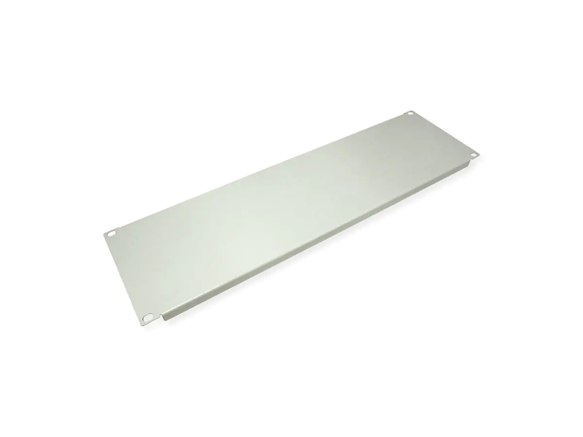 VALUE Blindabdeckung - Hellgrau, RAL 7035 - 3U - 48.3 cm (19") 26.99.0297
