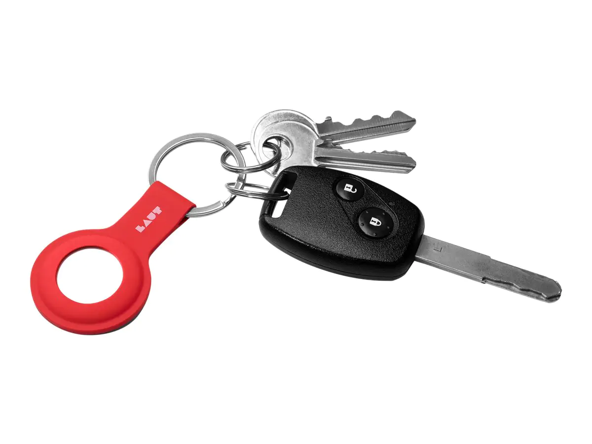 Laut HUEX - Secure Holder für Bluetooth-Tracker - Rot - für Apple AirTag