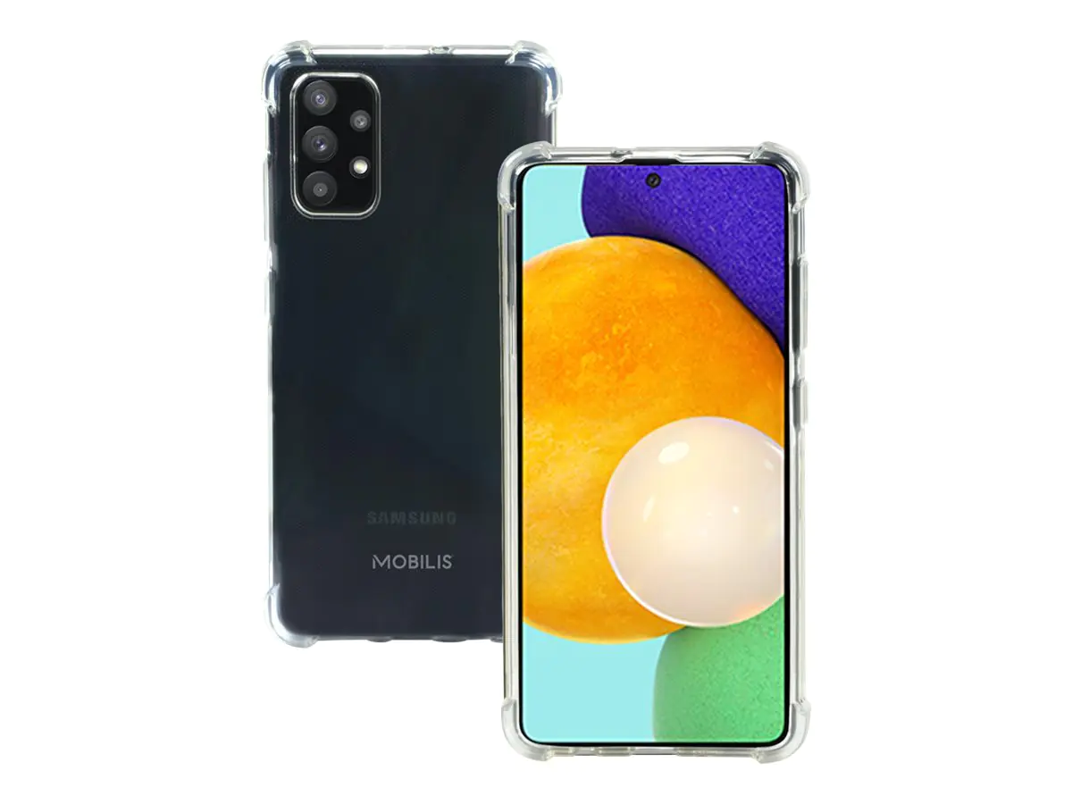 Mobilis R-Series - Hintere Abdeckung für Mobiltelefon - durchsichtig - für Samsung Galaxy A52, A52 5G
