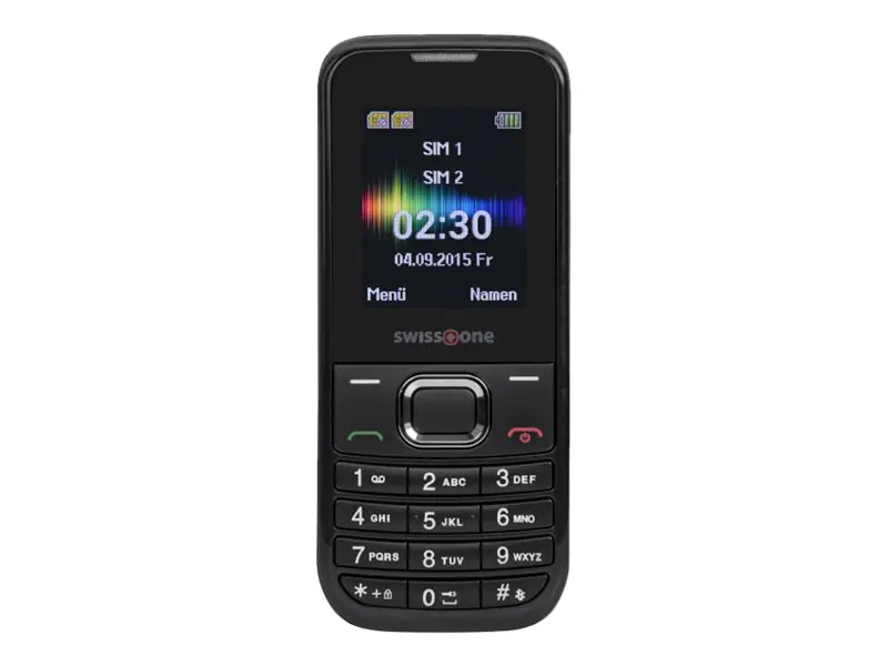 Swisstone SC 230 - Feature Phone - Dual-SIM - microSD slot - rear camera 0,3 MP - Schwarz