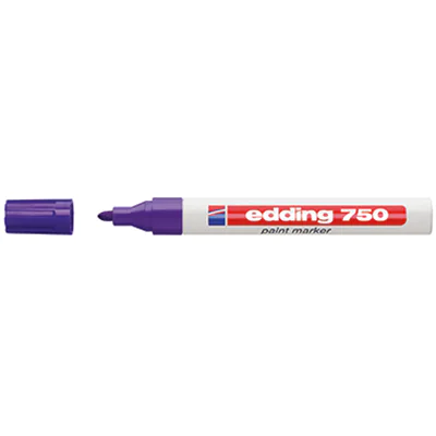 edding Lackmarker 750 4-750-9-008 2-4mm Rundspitze permanent violett edding Lackmarker 750 4-750-9-008 2-4mm Rundspitze permanent violett