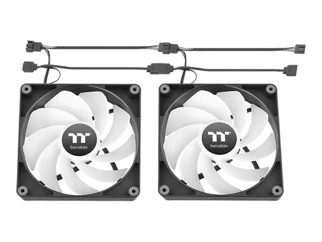 Thermaltake CT120 Reverse ARGB Sync - Gehäuselüfter - 120 mm - Schwarz (Packung mit 2)
