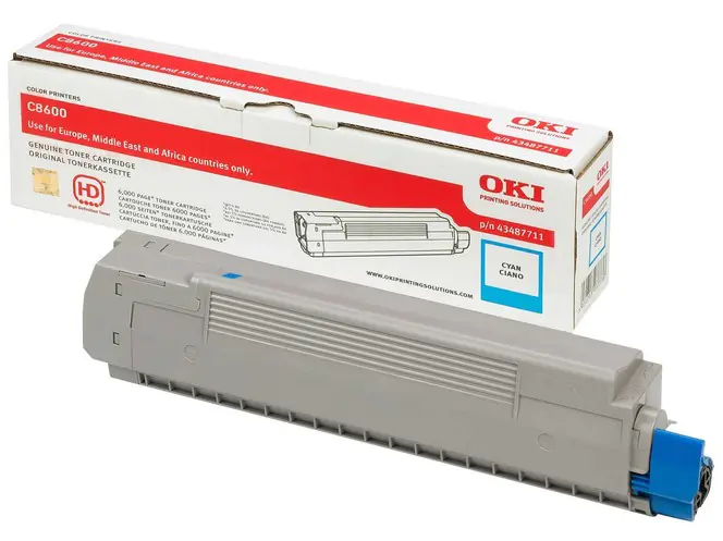 OKI - Cyan - Original - Tonerpatrone - für C8600cdtn, 8600dn, 8600n, 8800cdtn, 8800dn, 8800n OKI - Cyan - Original - Tonerpatrone - für C8600cdtn, 8600dn, 8600n, 8800cdtn, 8800dn, 8800n