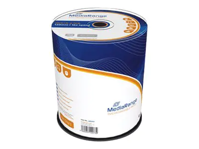 MediaRange - 100 x DVD+R - 4.7 GB (120 Min.) 16x - Spindel