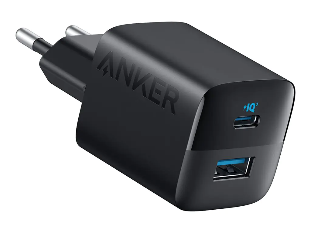 Anker Innovations Anker 323 - Netzteil - 33 Watt - PD - 2 Ausgabeanschlussstellen (USB Typ A, 24 pi