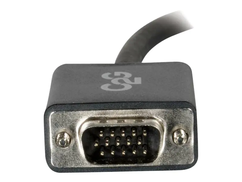 C2G 1m DisplayPort to VGA Adapter Cable - DP to VGA - Black - DisplayPort-Kabel - DisplayPort (M) zu HD-15 (VGA) (M) - 1 m - Schwarz