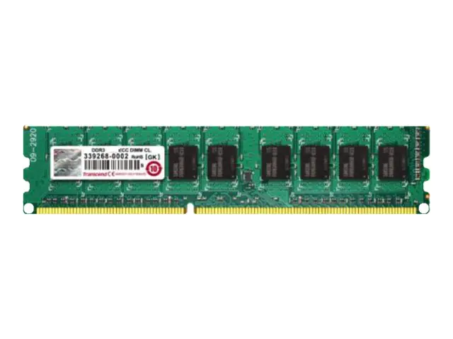 Transcend - DDR3 - Modul - 4 GB - DIMM 240-PIN - 1600 MHz / PC3-12800 - CL11 - 1.5 V - ungepuffert - ECC