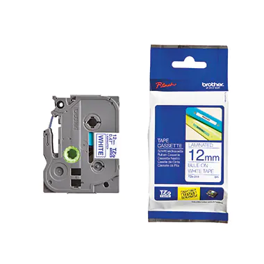 Brother TZe-233 - Blau auf weiß - Rolle (1,2 cm x 8 m) 1 Kassette(n) laminiertes Band - für Brother PT-D210, D600, H110, P750, P950; P-Touch Cube PT-P300; P-Touch Cube Pro PT-P910 Brother TZe-233 - Blau auf weiß - Rolle (1,2 cm x 8 m) 1 Kassette(n) laminiertes Band - für Brother PT-D210, D600, H110, P750, P950; P-Touch Cube PT-P300; P-Touch Cube Pro PT-P910