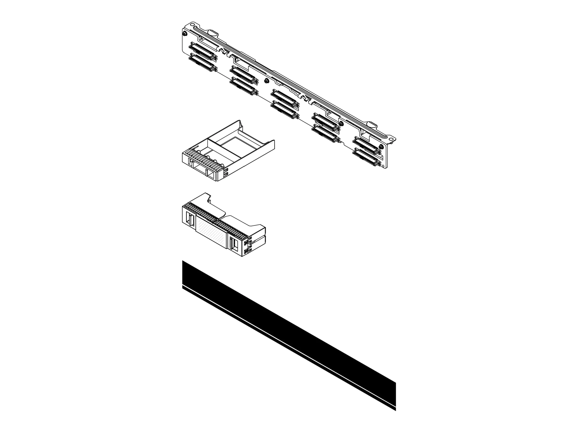 Lenovo Server 10 x 2.5" Gen5 backplane kit