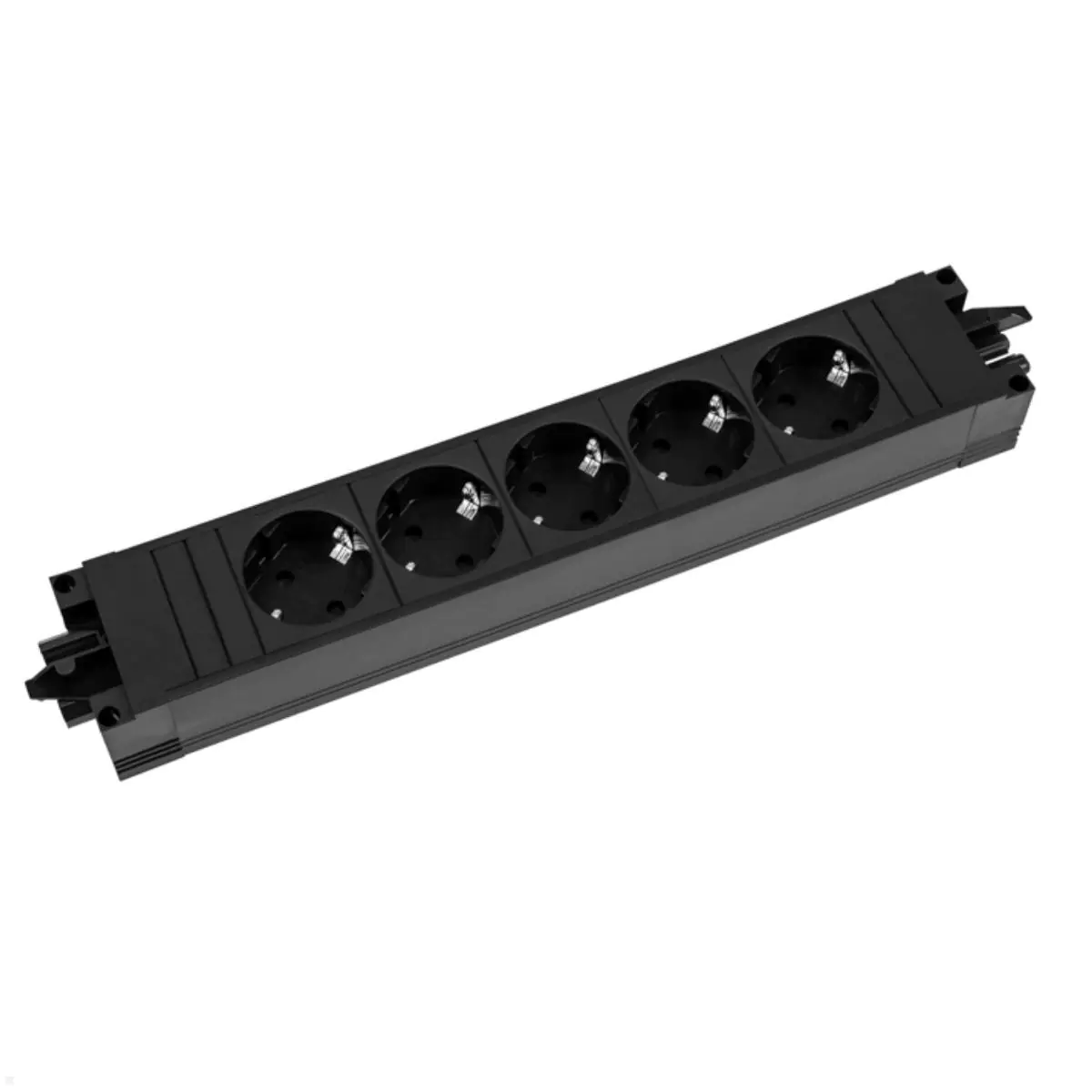 Bachmann STEP BASE Steckdosenleiste 5-fach schwarz, mit GST18