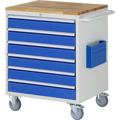 RAU Werkstattwagen 7000 770 x 975 x 650 mm (B x H x T) 6 Schubladen RAU Werkstattwagen 7000 770 x 975 x 650 mm (B x H x T) 6 Schubladen