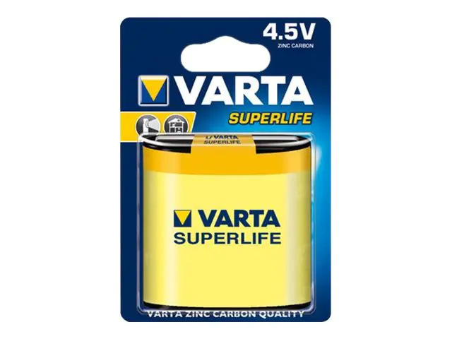 Varta Superlife - Batterie 4.5V - Kohlenstoff Zink Varta Superlife - Batterie 4.5V - Kohlenstoff Zink