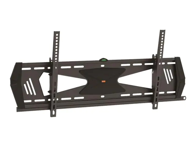 StarTech Flache Flachbildfernseher Wandhalterung - Kippbar - für 37 bis 75 TV - Diebstahlsicherung - VESA Halterung - Befestigungskit (Wandplatte, Adapter mit 2 Halterungen, Montageleiste, 2 dekorative Hüllen) für Flachbildschirm - Kunststoff, Stahl