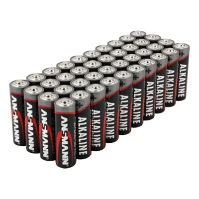 ANSMANN Batterie AA/Mignon LR6 Alkaline 1,5V 40 St./Pack.
