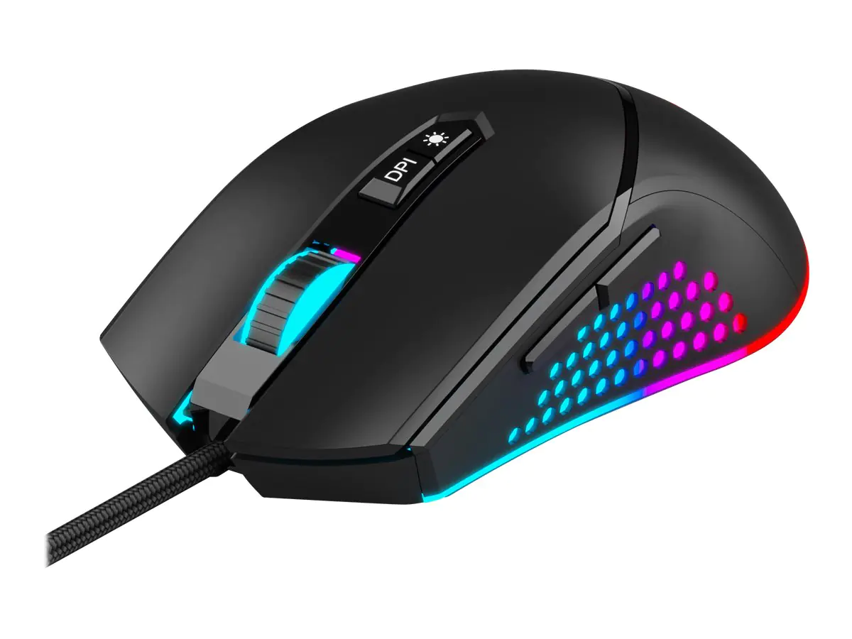 Sandberg Azazinator Mouse 6400 - Maus - 7 Tasten - kabelgebunden - USB 2.0