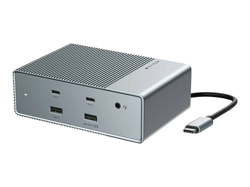HyperDrive GEN2 - Dockingstation - USB-C - 2 x HDMI, 2 x DP - 1GbE - Europa
