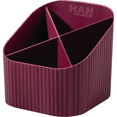 HAN Stifteköcher KARMA 11,1 x 10,5 x 11,1 cm (B x H x T) Kunststoff, 80-100 % Rezyklat öko-rot HAN Stifteköcher KARMA 11,1 x 10,5 x 11,1 cm (B x H x T) Kunststoff, 80-100 % Rezyklat öko-rot