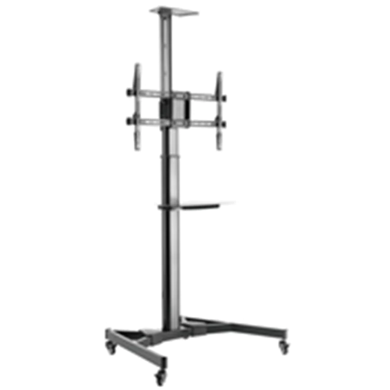 Techly TV Trolley für LCD LED 37-70" schwarz mit Ablag ICA-TR46